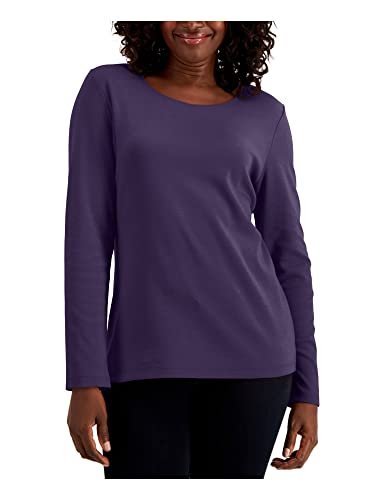 Karen Scott Long Sleeve Tops