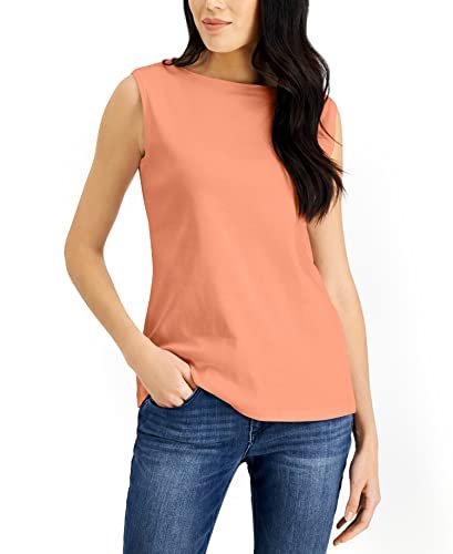 Karen Scott Boat Neck Tops – Timeless Necklines for Everyday Comfort