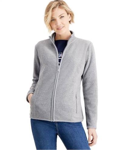 Karen Scott Sport Fleece Zip-Front Jacket product image